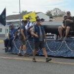 USS Idaho Float moves along